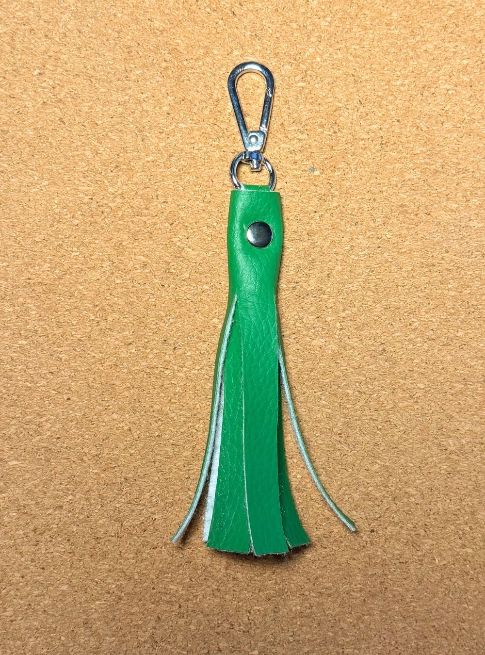 Porte-clé pompon VERT