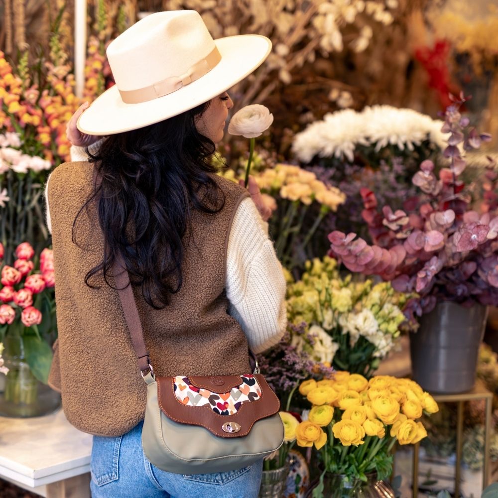 Sac bandoulière Mélo JOLIS COEURS