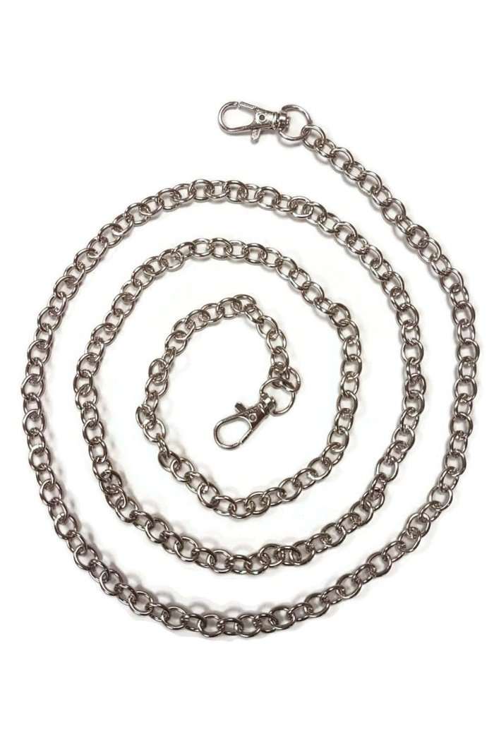 Chaîne en métal avec fixation par mousquetons - La Bobine à Pois