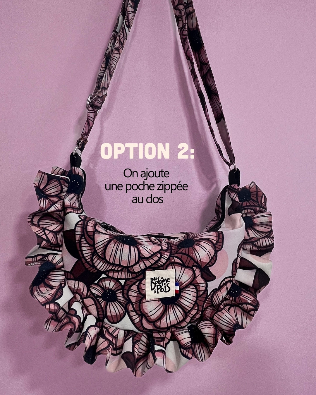 Petit sac demi lune FROUFROU