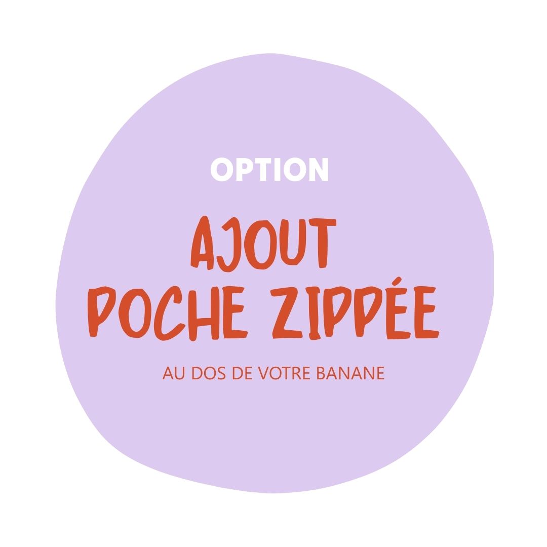 BANANA option - Added rear zipped pocket