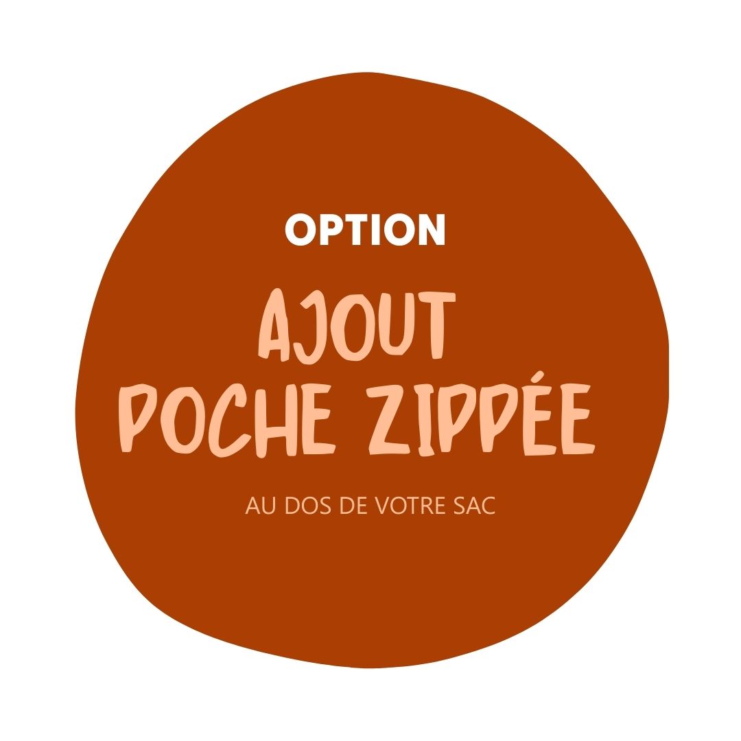 Option - Added rear zipped pocket