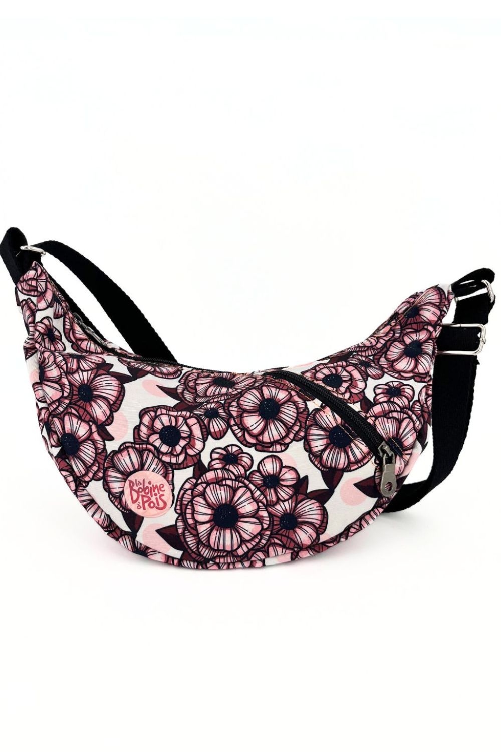 Petit sac demi lune - MiniMoon BLOSSOM