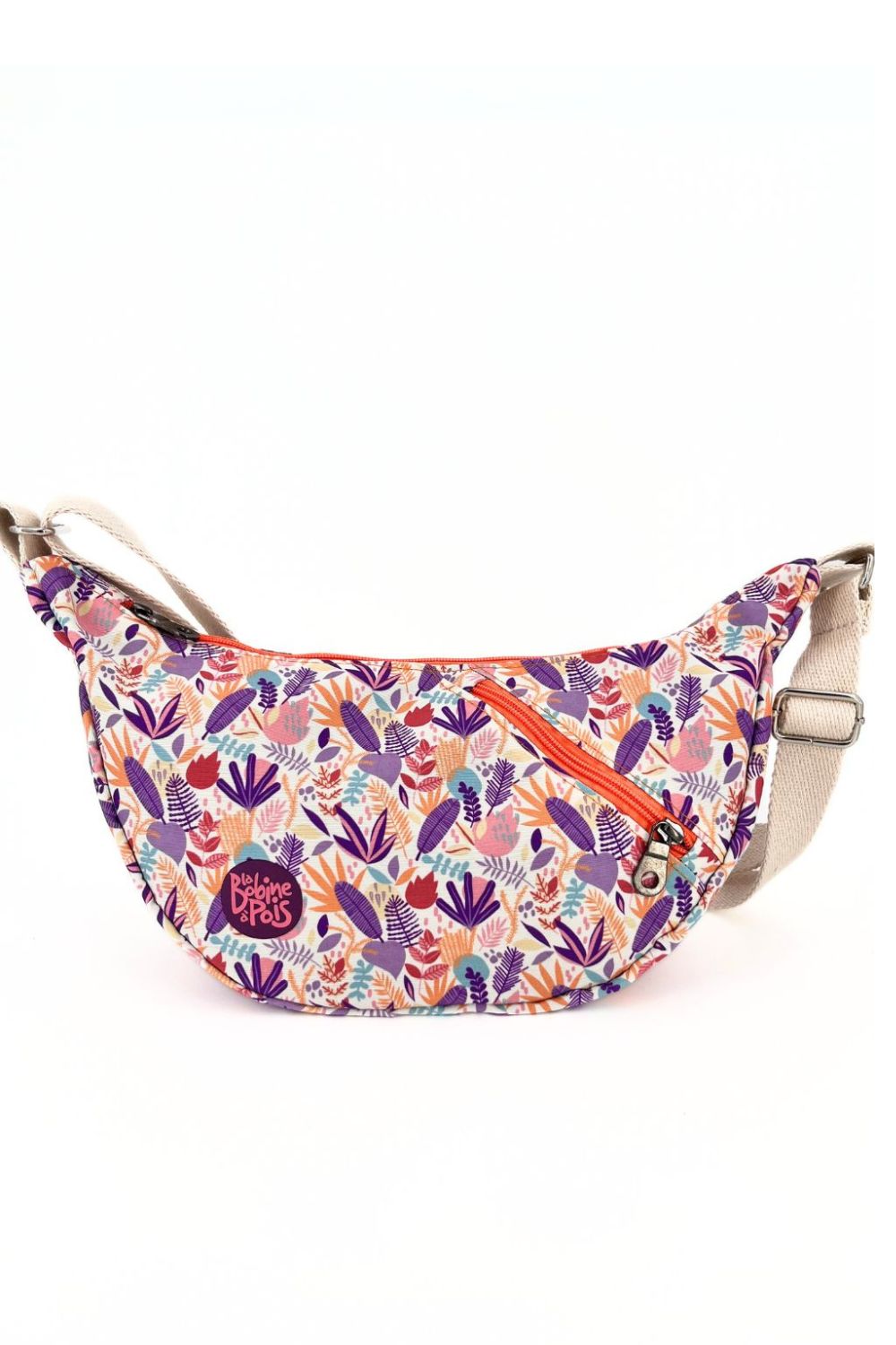 Petit sac  demi lune - MiniMoon LILAS