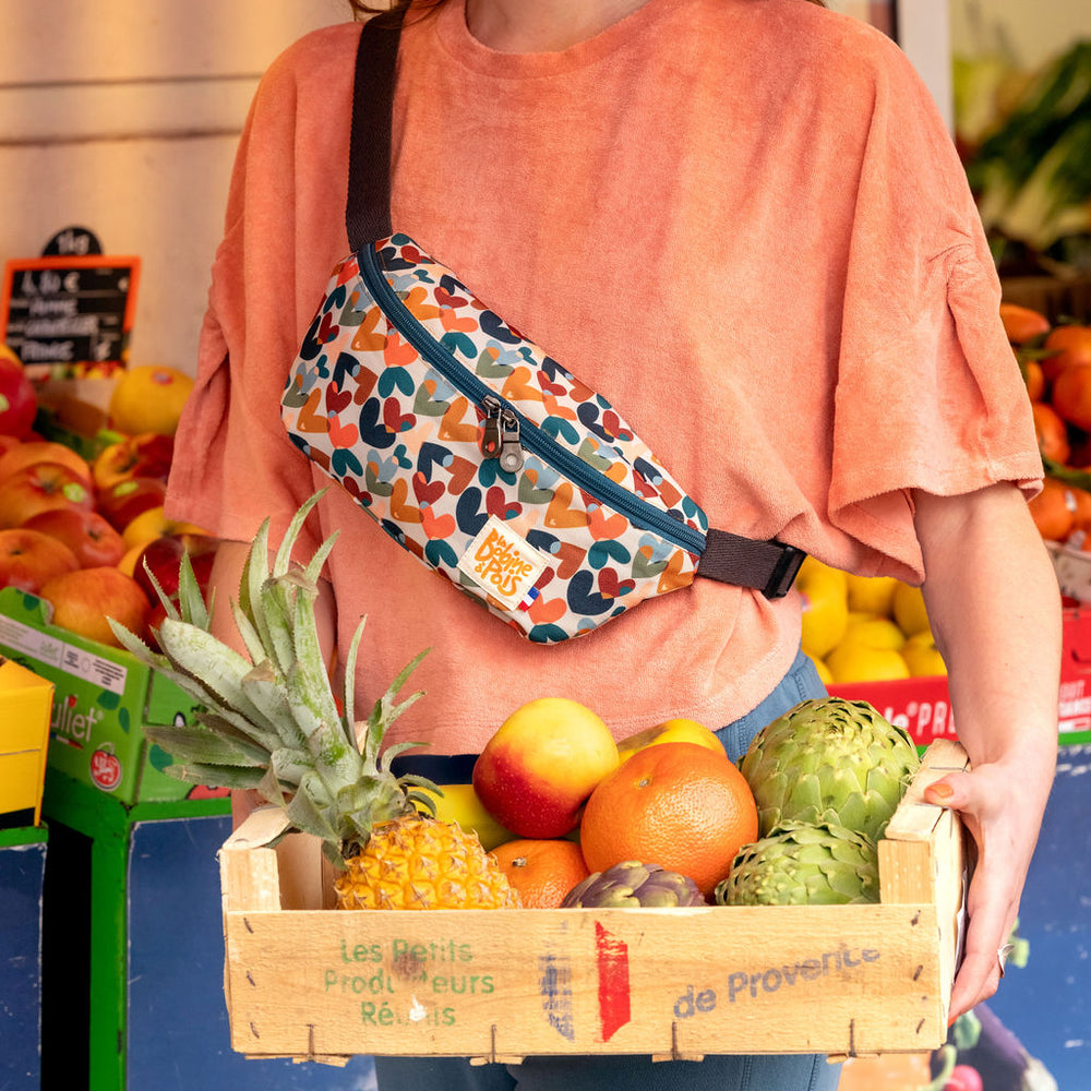 petit sac banane en toile recyclée eden