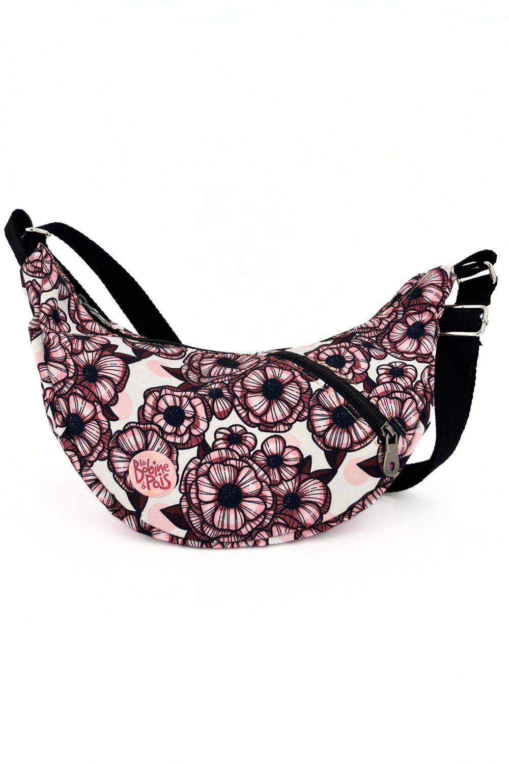 Petit sac demi lune - MiniMoon BLOSSOM