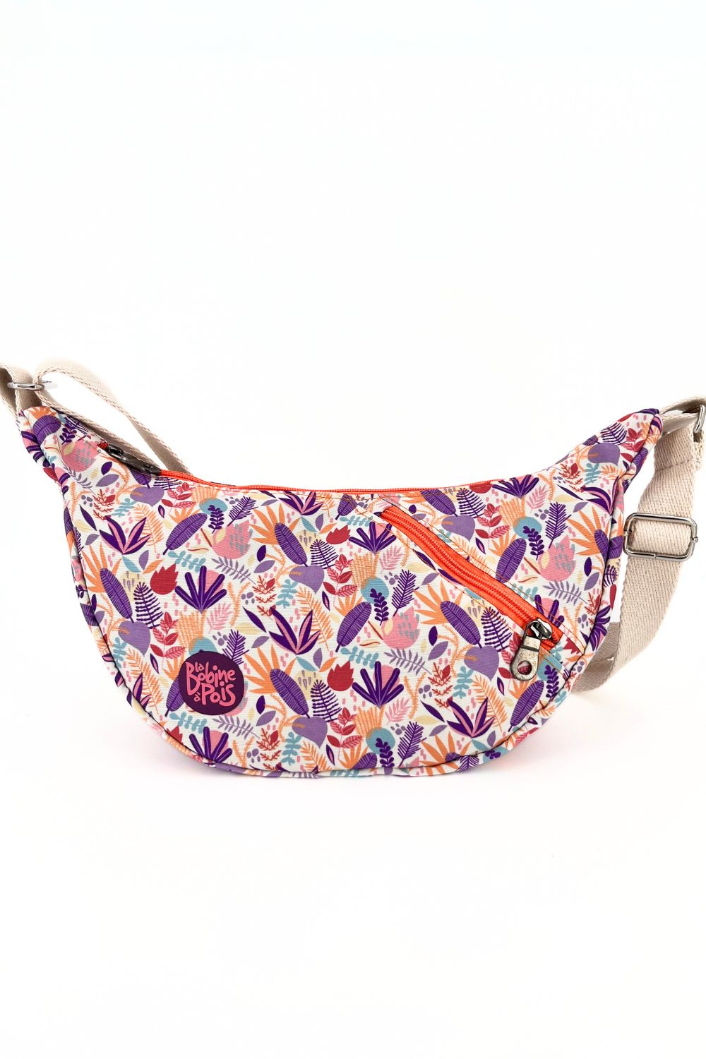Petit sac  demi lune - MiniMoon LILAS