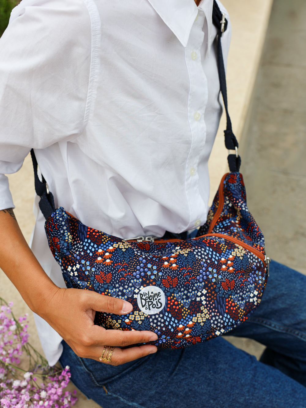 Petit sac crossbody MiniMoon LISON
