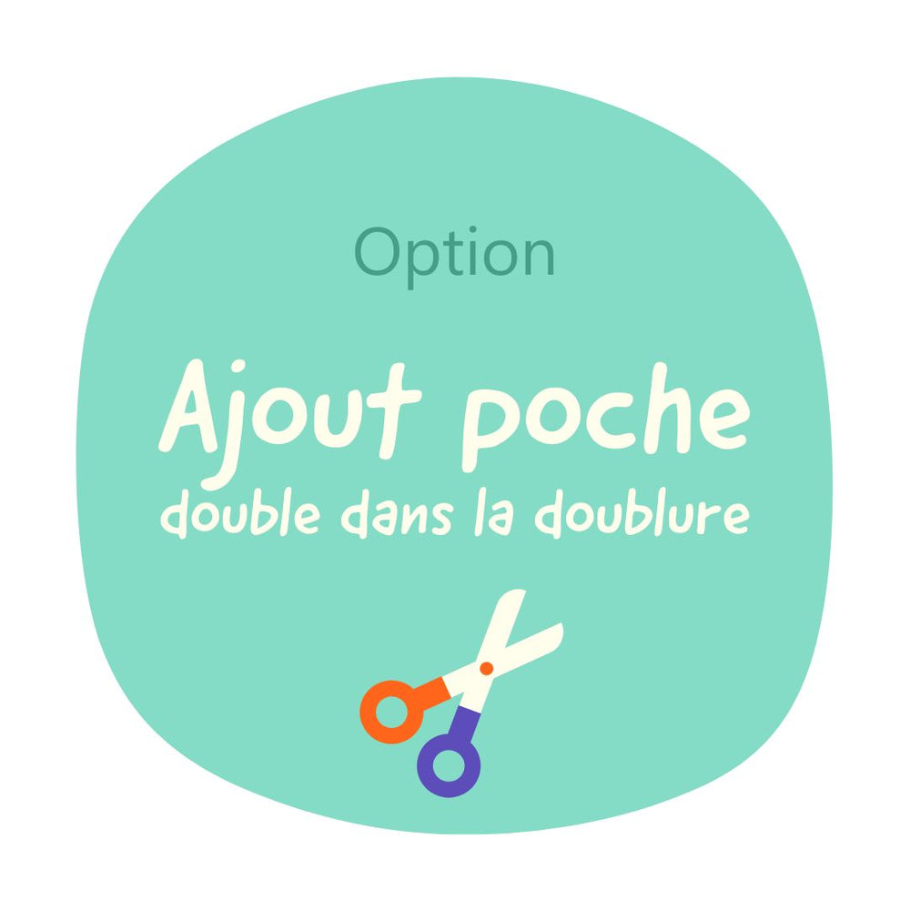 Option - Ajout poche double intérieure