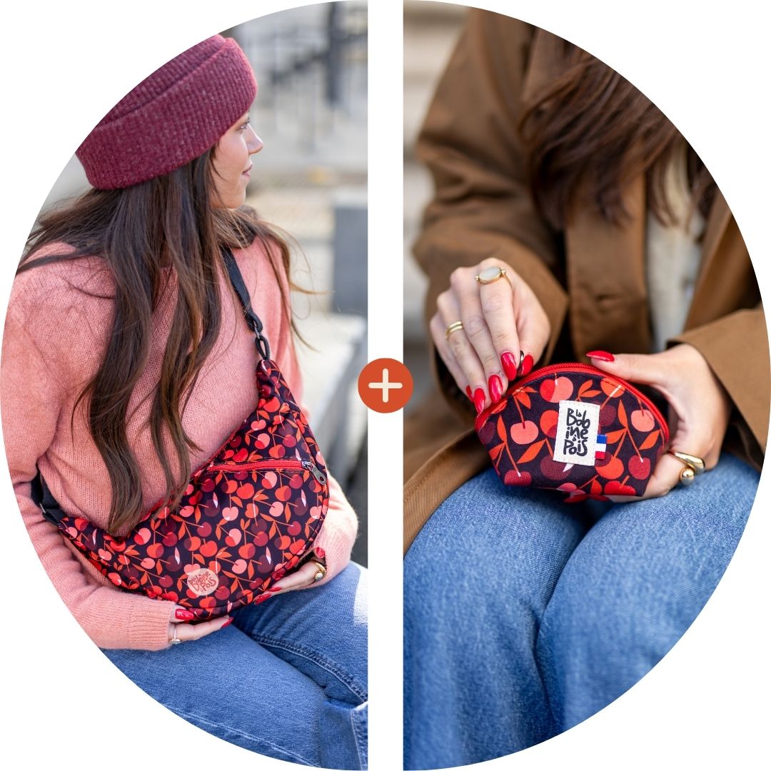 Le Pack sac demi-lune MINIMOON + Bourse