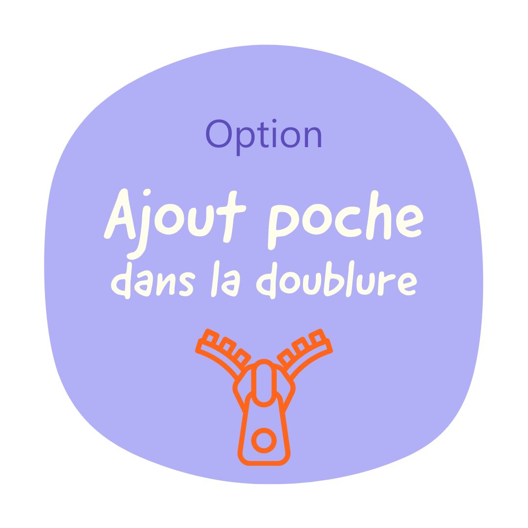 Option - Ajout poche intérieure zippée