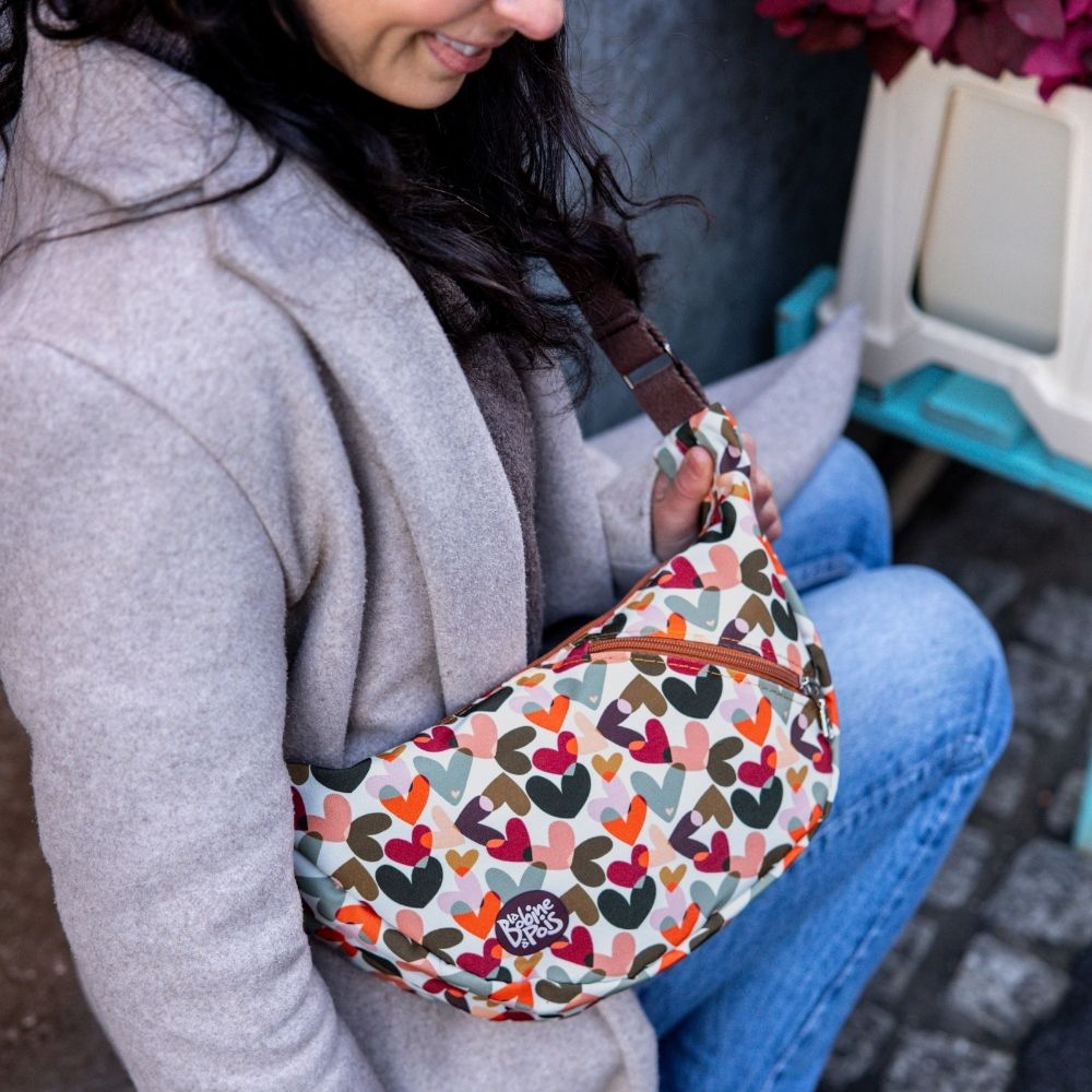 Petit sac crossbody MiniMoon JOLIS COEURS