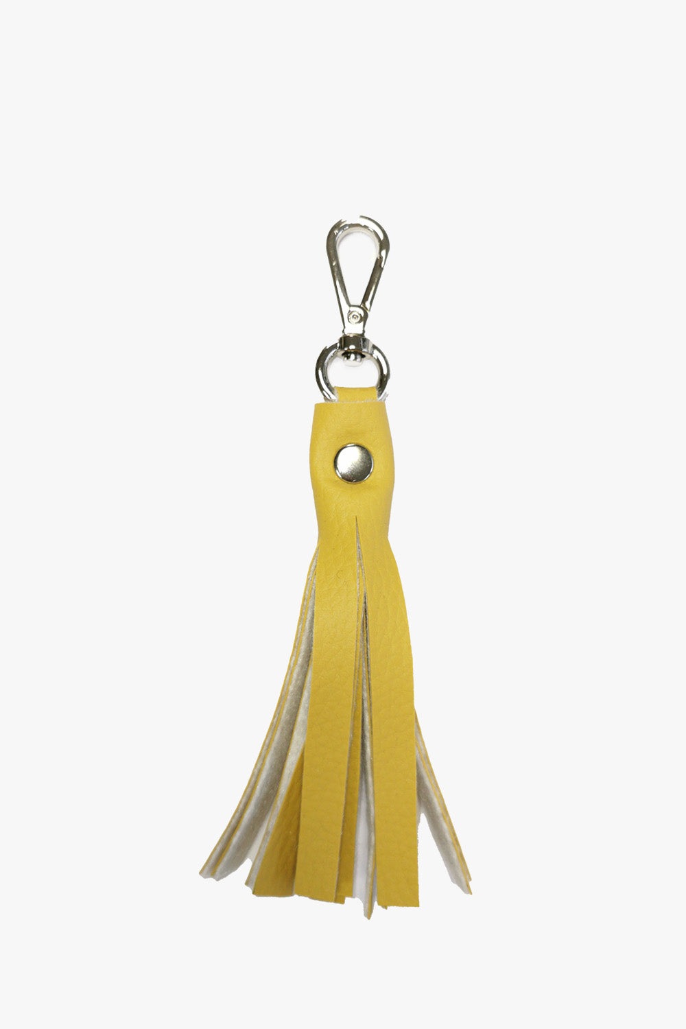 Load image into Gallery viewer, Yellow pompom keychain
